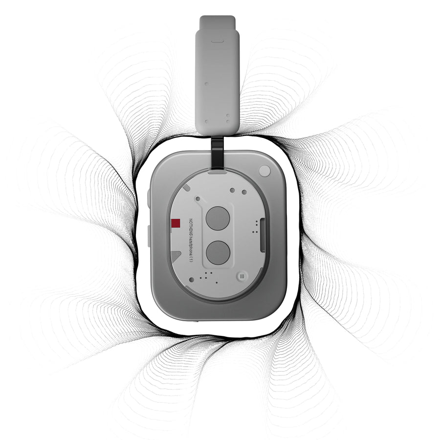 Nothing Headphone (1) official white ear cushion close-up