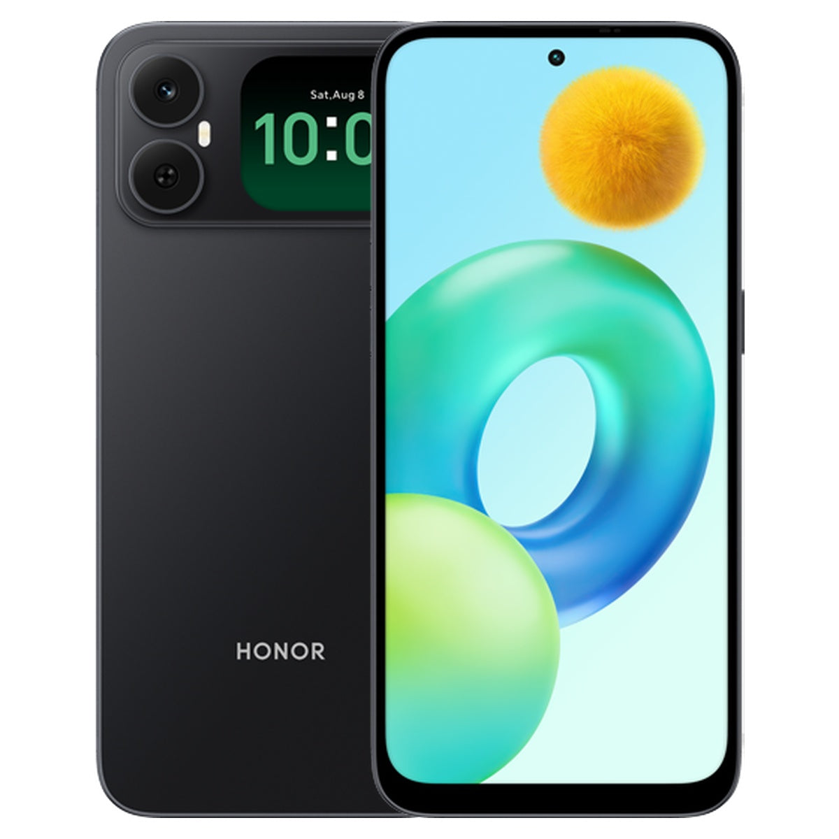 Honor Play20C – Midnight Black front and back view