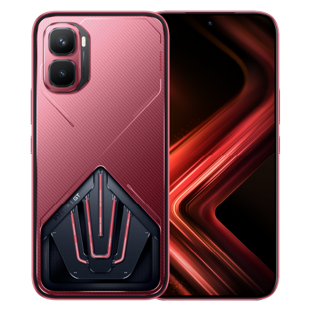 Infinix GT 50 Pro Red Blaze front and rear