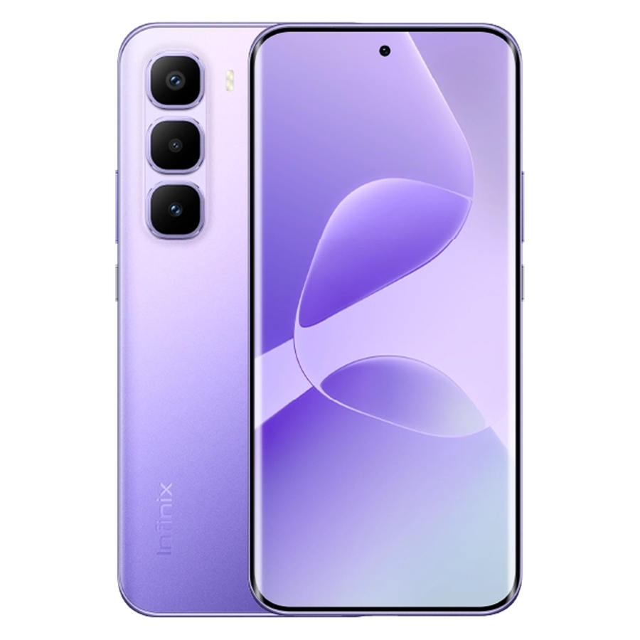 Infinix Hot 60 Pro Plus Misty Violet front and rear