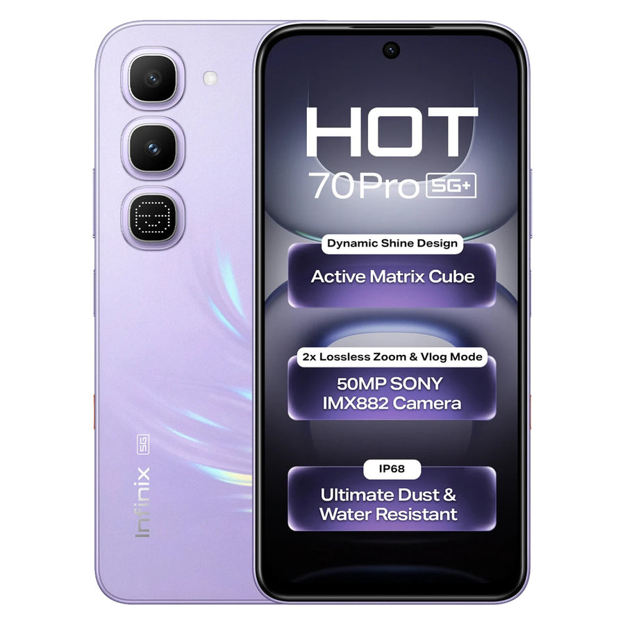 Infinix Hot 70 Pro Silk Glow Purple