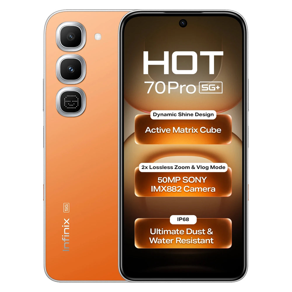 Infinix Hot 70 Pro Thermo Orange