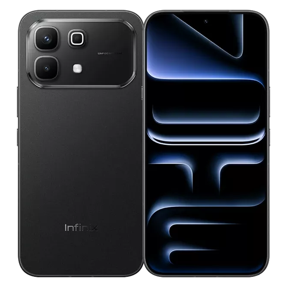 Infinix Note 60 5G Midnight Black front and rear