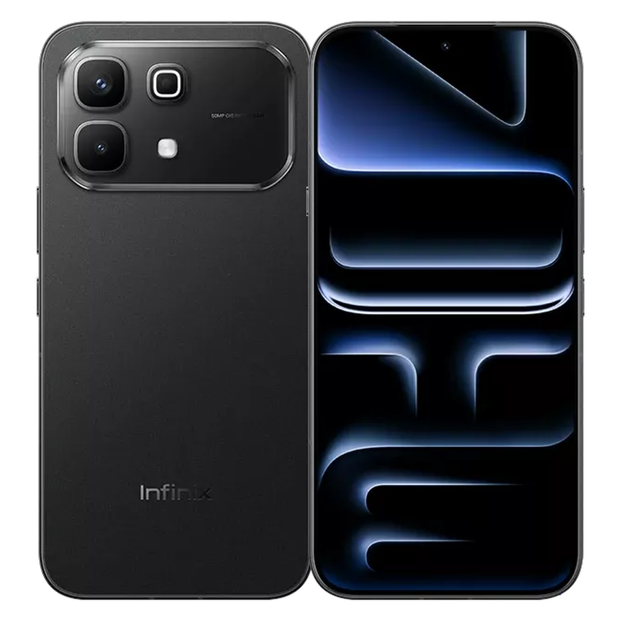 Infinix Note 60 5G Midnight Black front and rear
