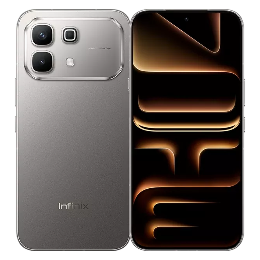 Infinix Note 60 5G Mist Titanium front and rear