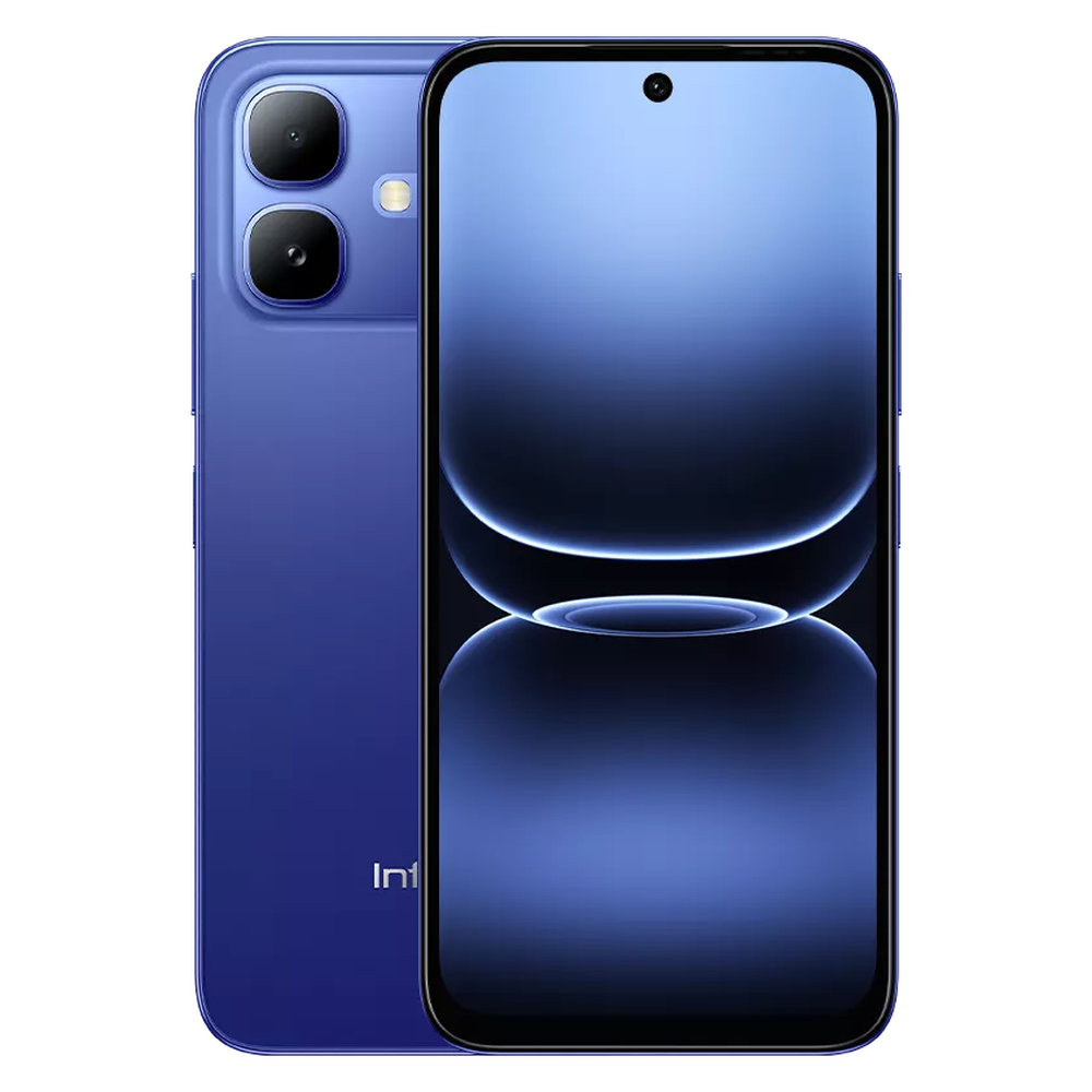 Infinix Smart 20 Cloudline Blue front and rear