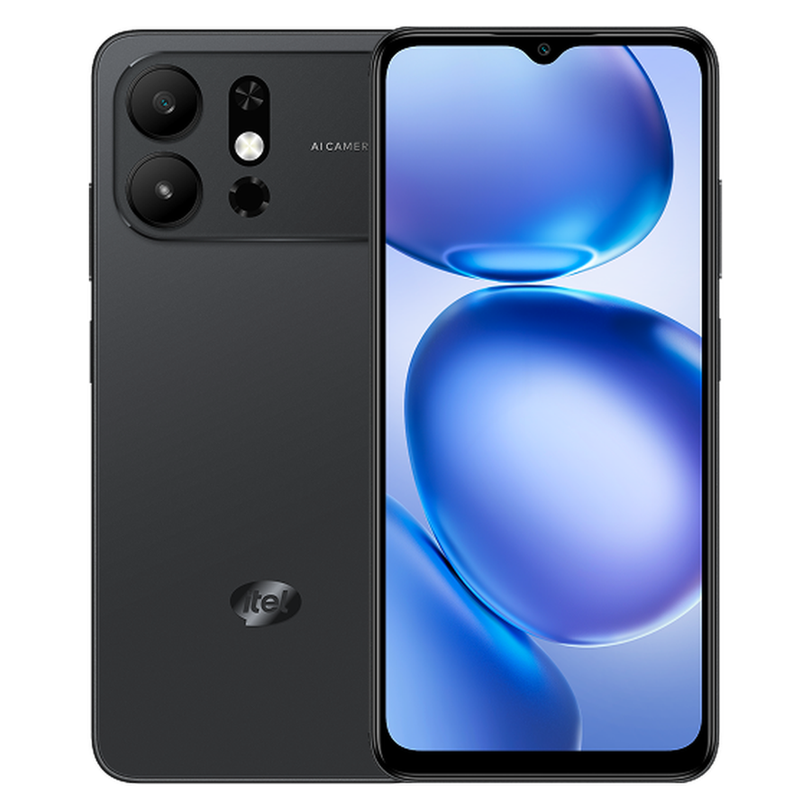 Itel A100C Special Edition Natural Black front and rear