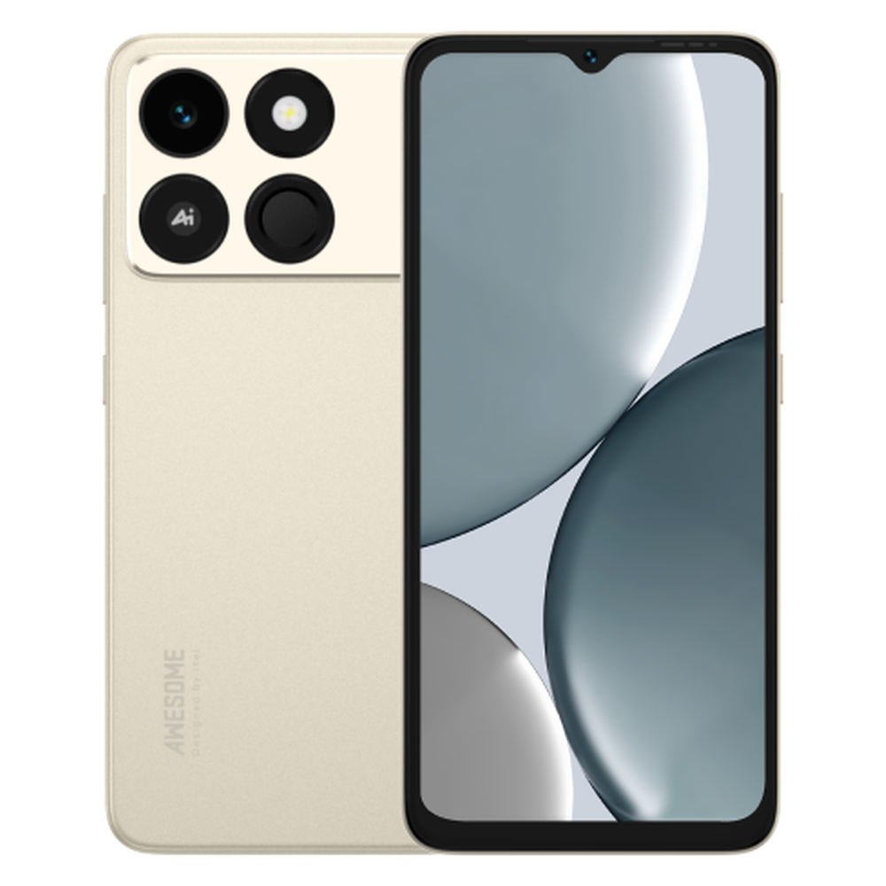 Itel A50C Special Edition Star Titanium front and rear