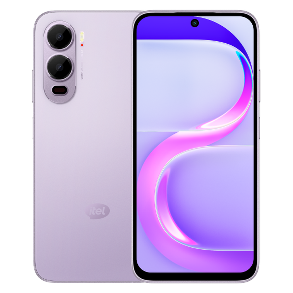 Itel CITY 200 Fairy Purple front and rear