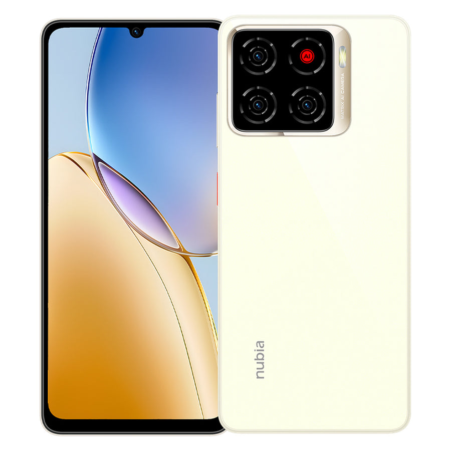 nubia A56 Floating Gold front and rear