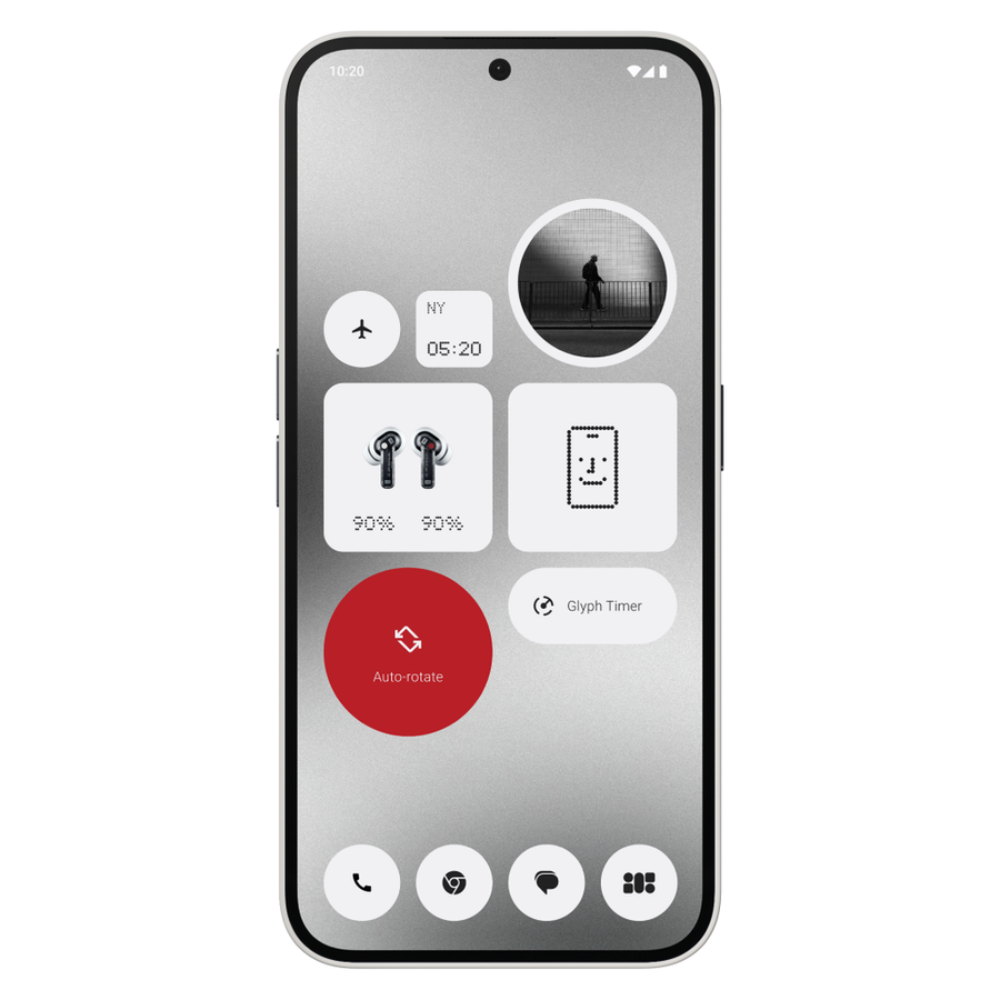 Nothing Phone (2a) – White front view