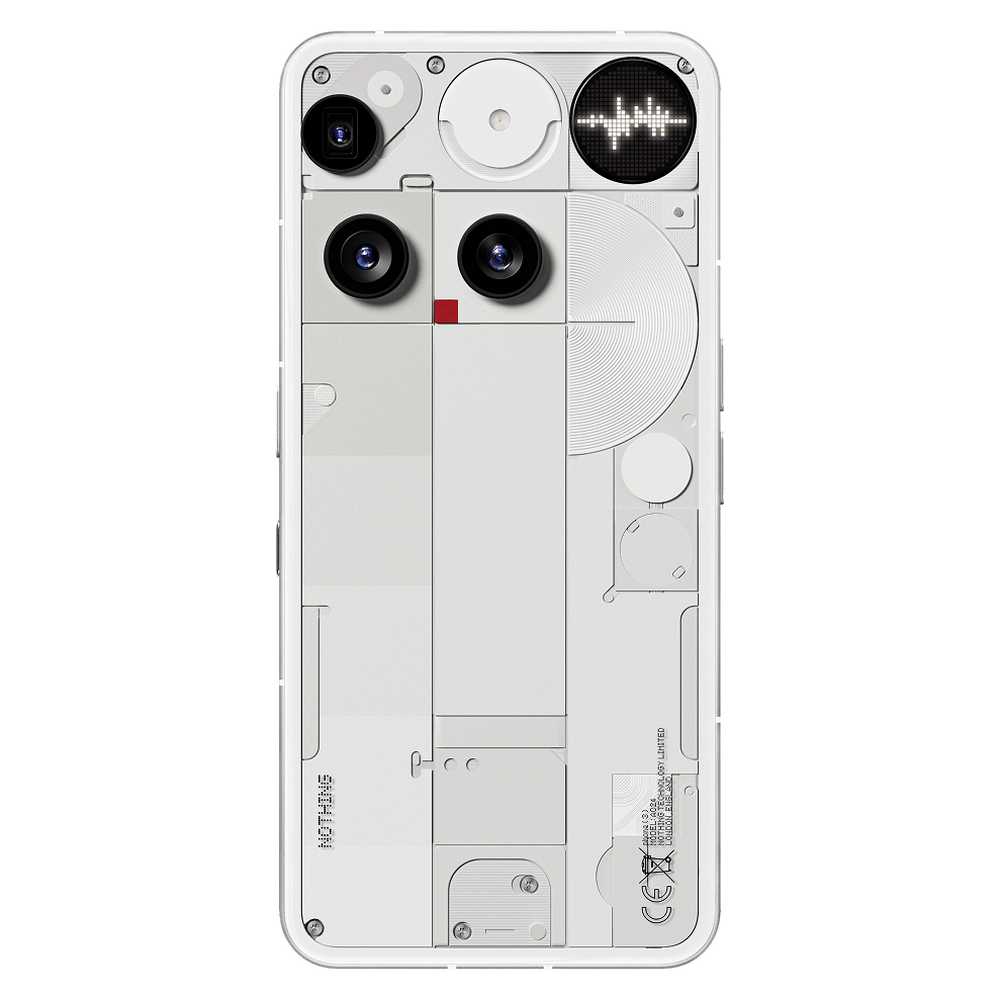 Nothing Phone (3) – White rear view