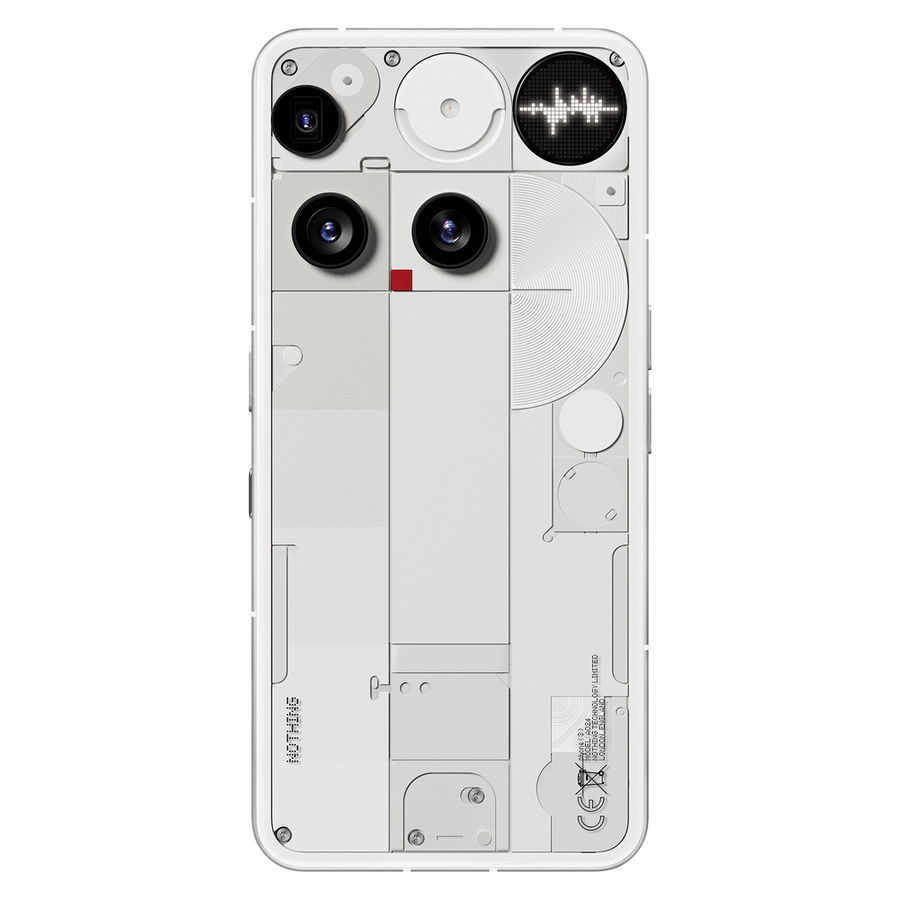 Nothing Phone (3) – White rear detail overview