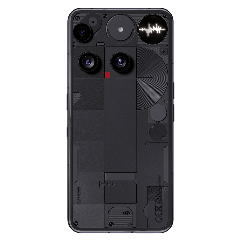 Nothing Phone (3) – Black colour reference, rear view