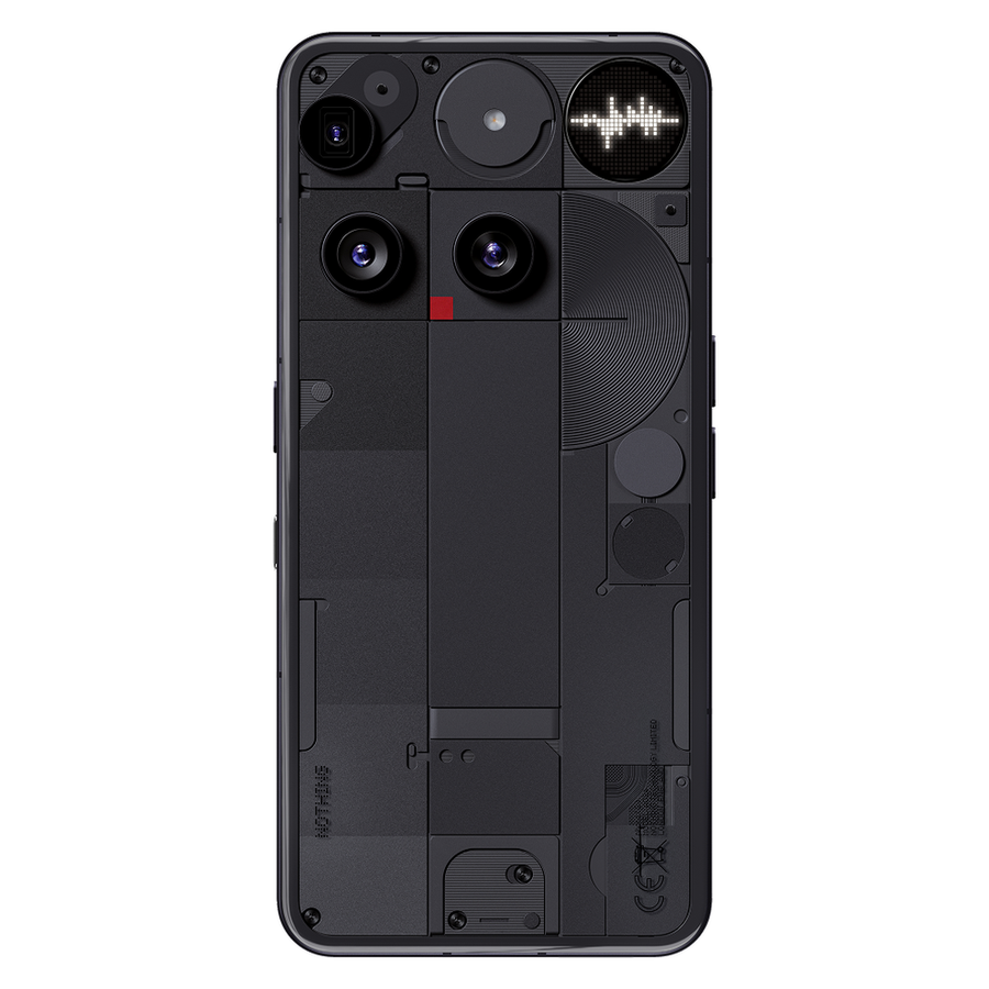 Nothing Phone (3) – Black colour reference, rear view