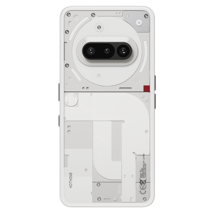 Nothing Phone (3a) – White rear view