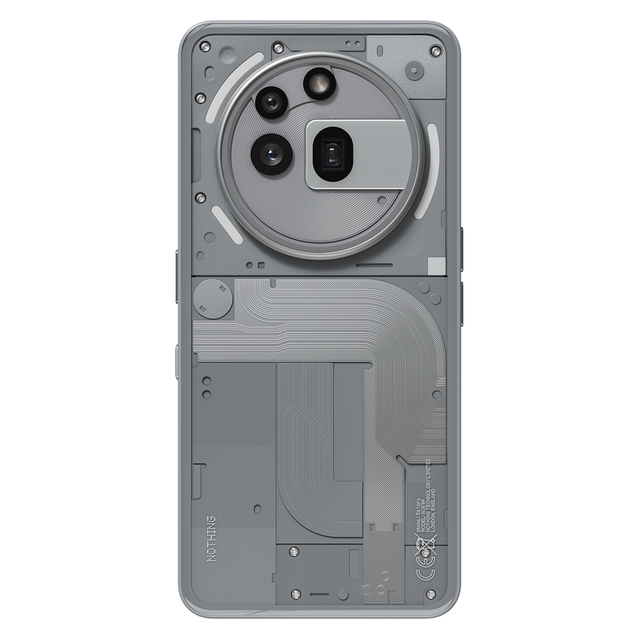 Nothing Phone (3a) Pro – Grey rear view