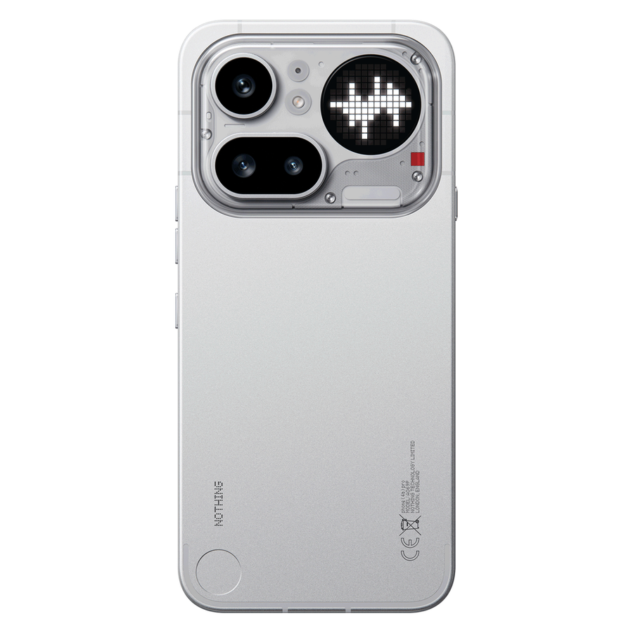 Nothing Phone (4a) Pro – Silver rear view