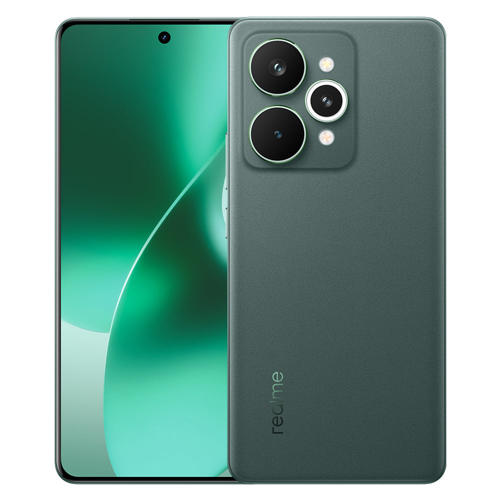 Realme 15 Pro Velvet Green front and rear
