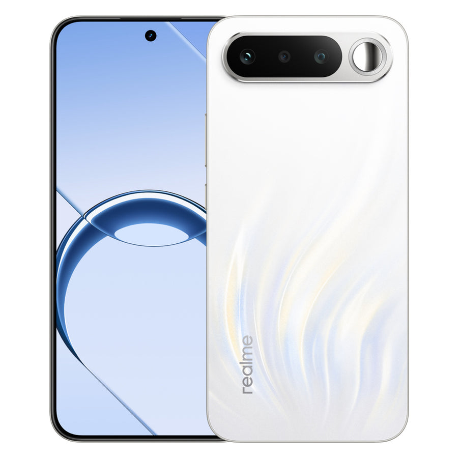 Realme 16 5G Air White front and rear