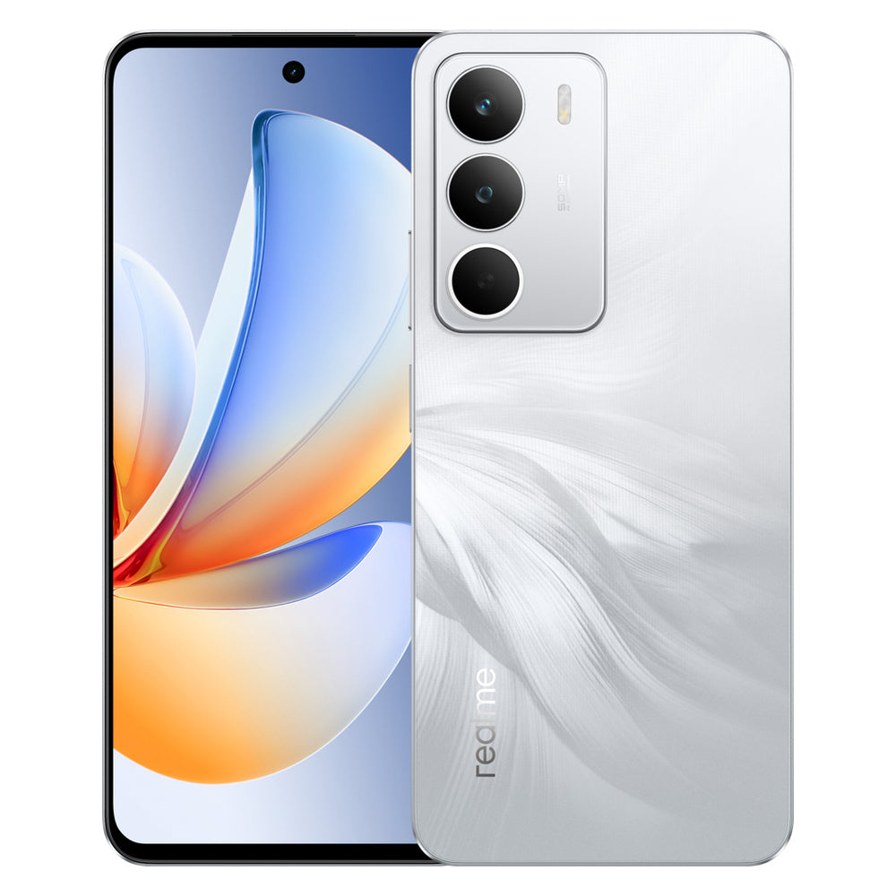 Realme C71 White Swan front and rear