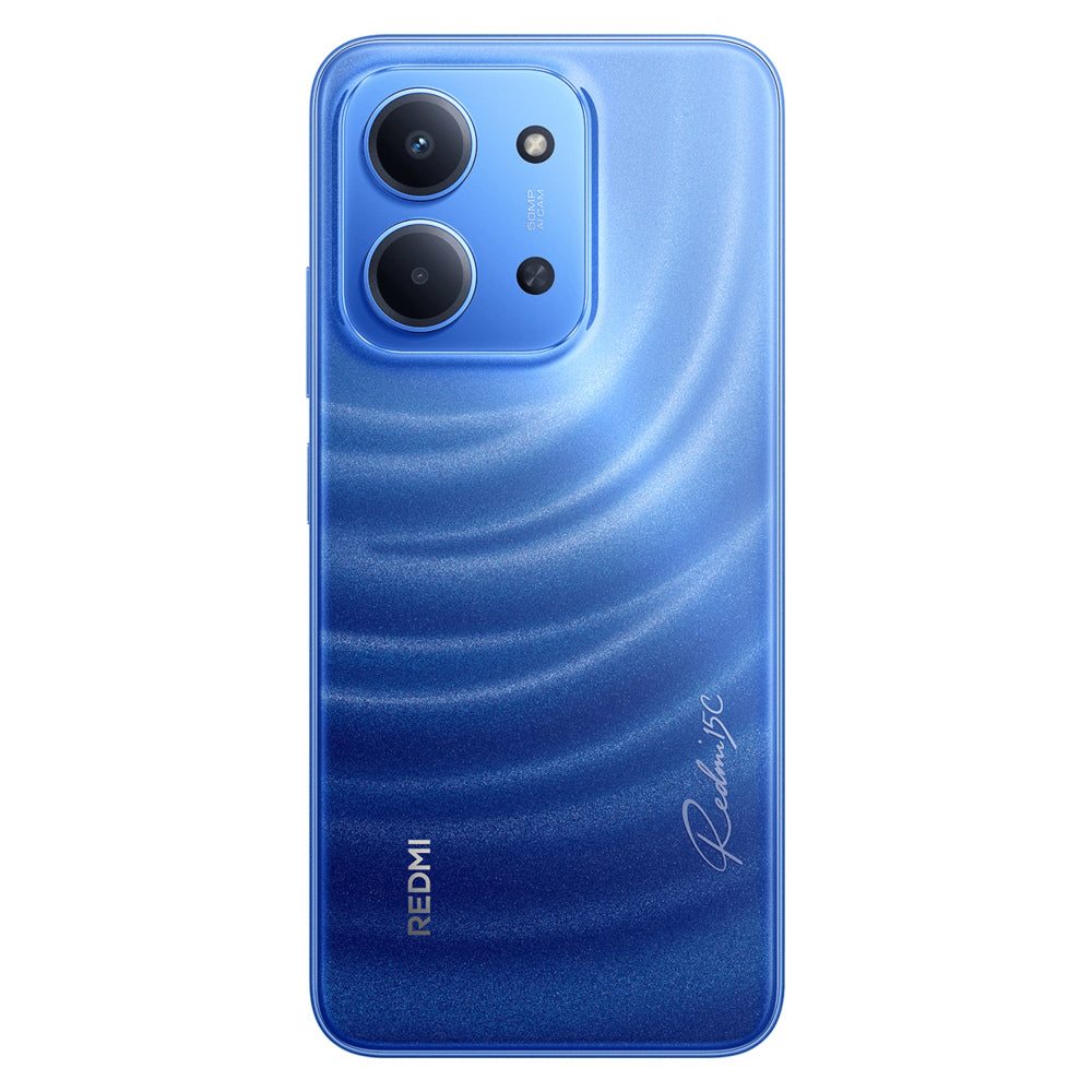Redmi 15C – Moonlight Blue rear view
