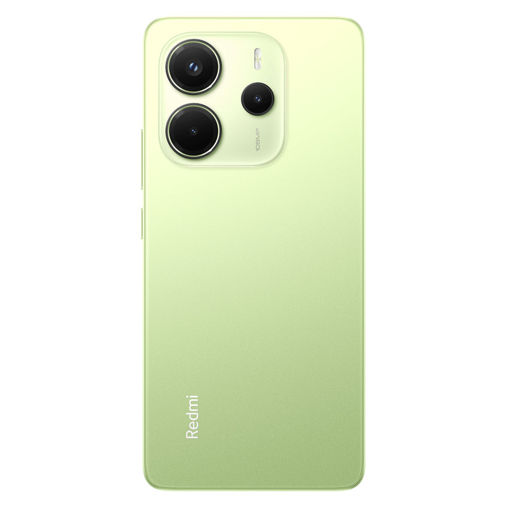 Redmi Note 14 – Lime Green rear view