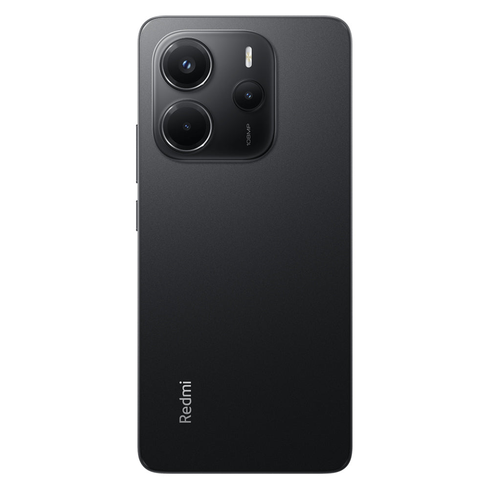 Redmi Note 14 – Midnight Black rear view