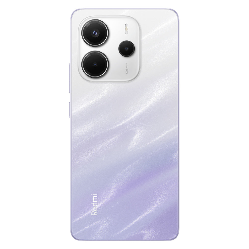 Redmi Note 14 – Mist Purple rear view