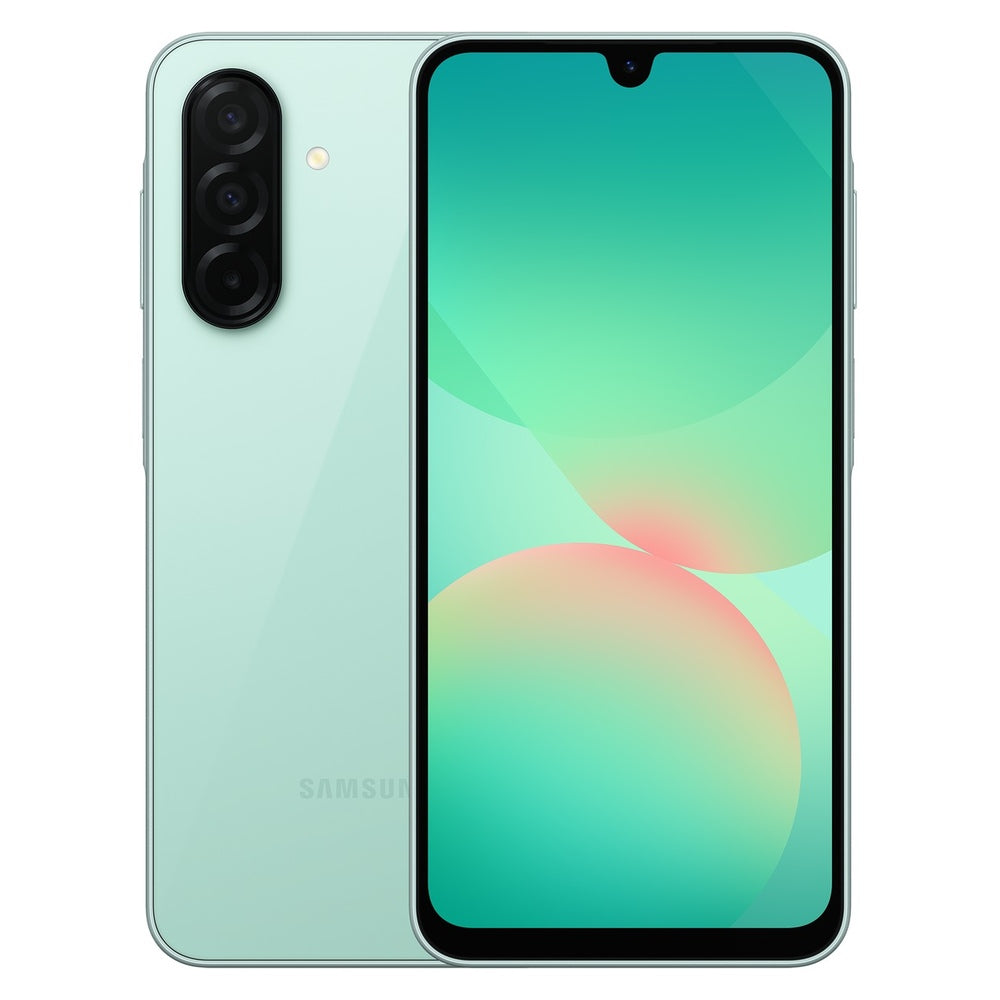 Samsung Galaxy A26 5G – Mint front and back view
