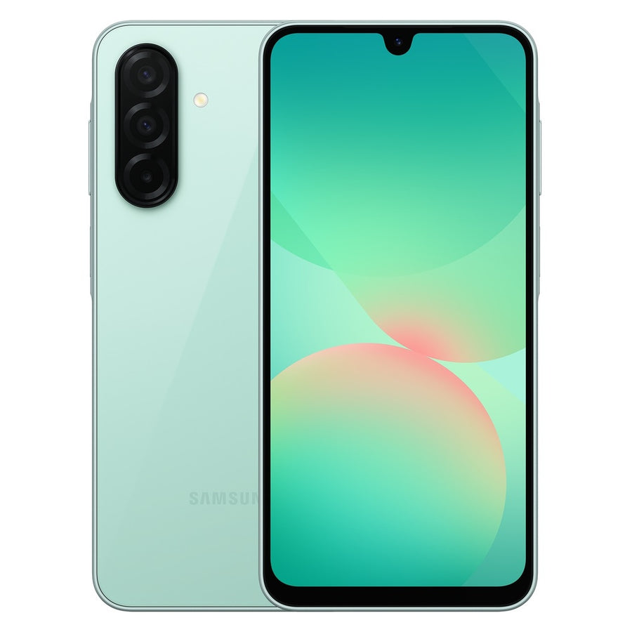 Samsung Galaxy A26 5G – Mint front and back view