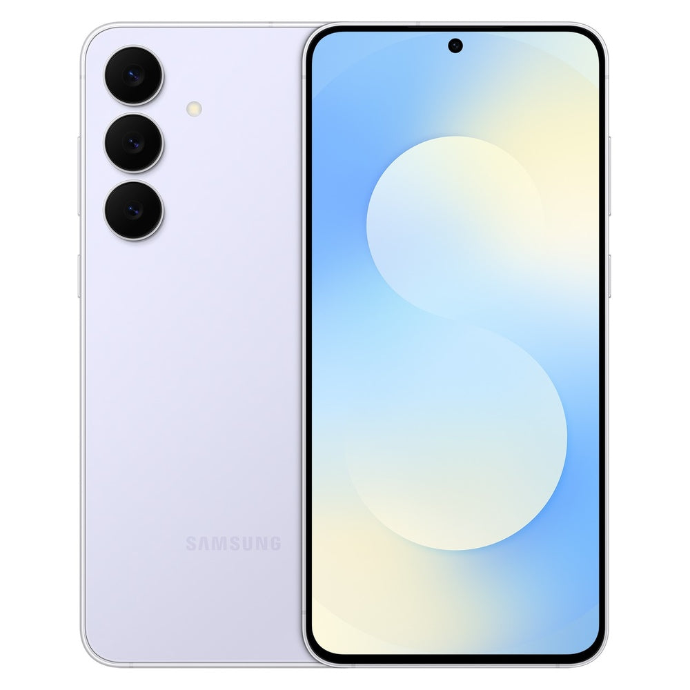 Samsung Galaxy S25 FE – Icyblue front and back view