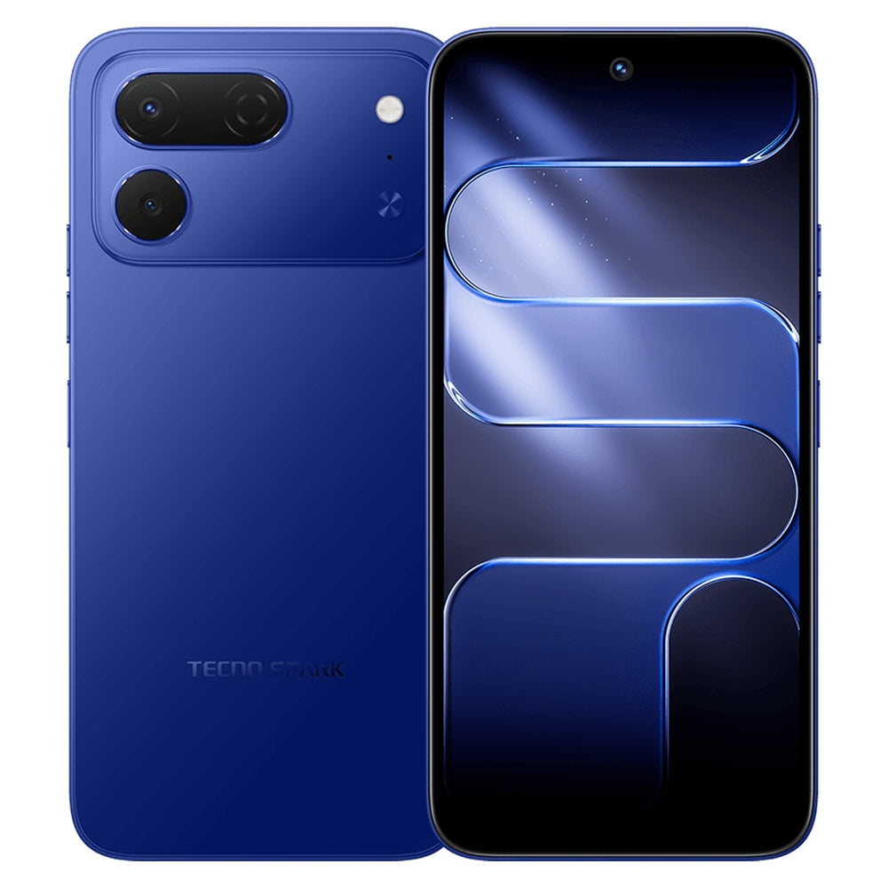 Tecno SPARK 50 Pro – Midnight Blue front and back view