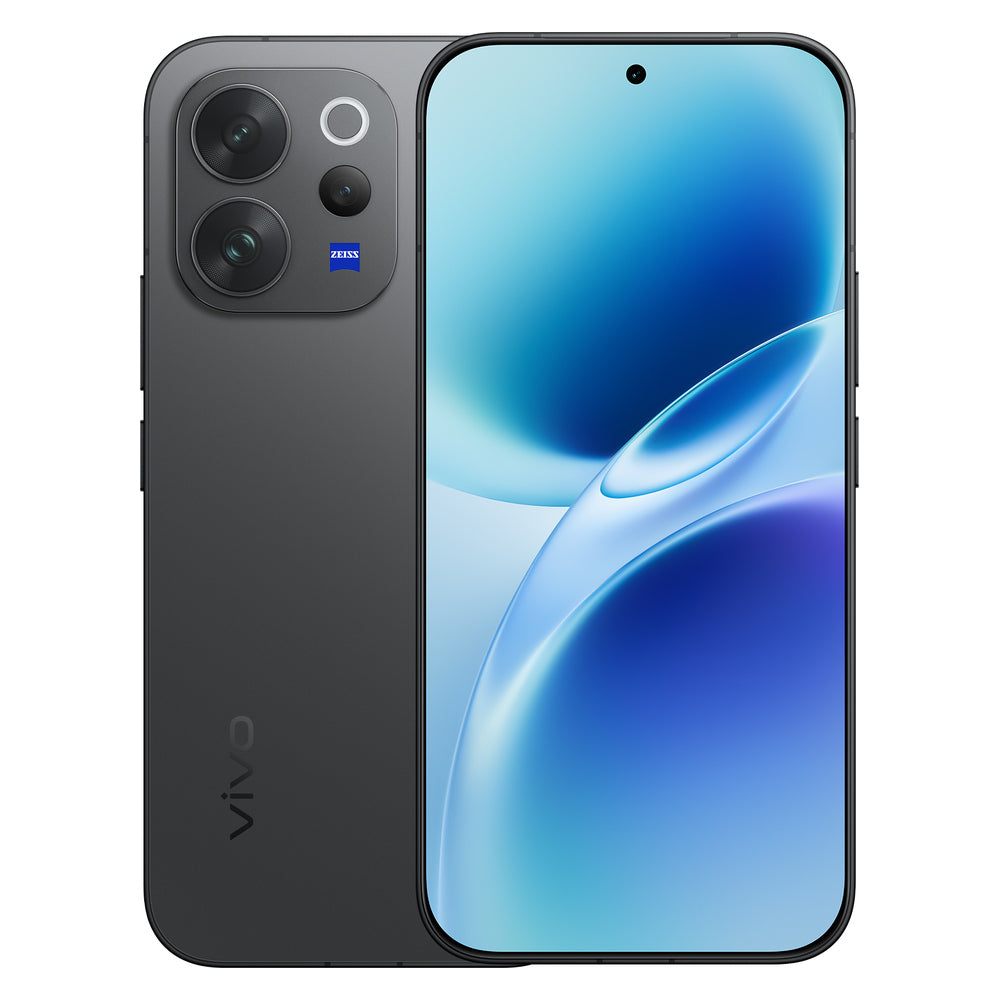 Vivo V70 Authentic Black front and rear