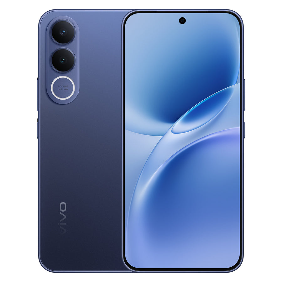 Vivo V70 FE Ocean Blue front and rear
