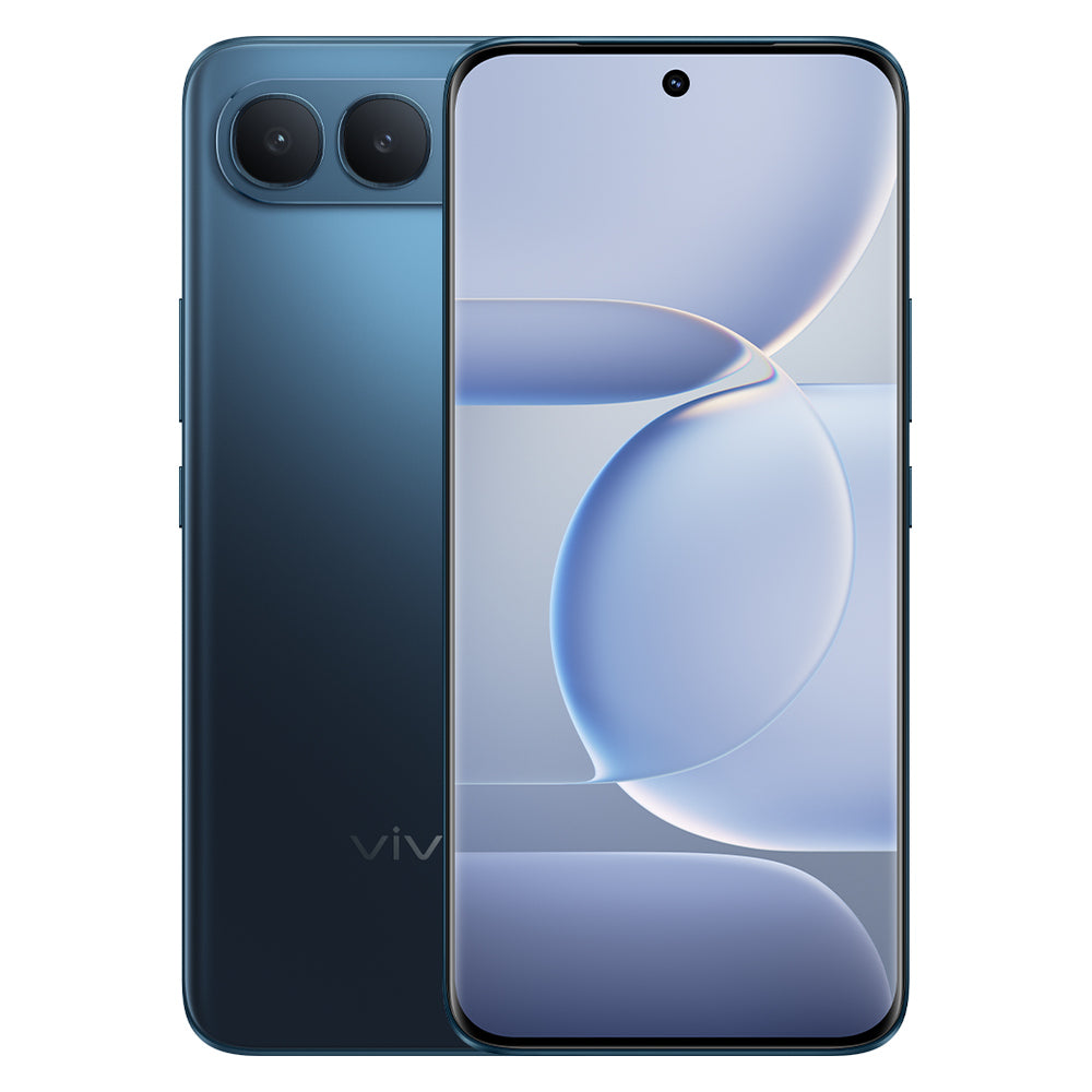 Vivo V80 Lite 5G Sapphire Blue front and rear