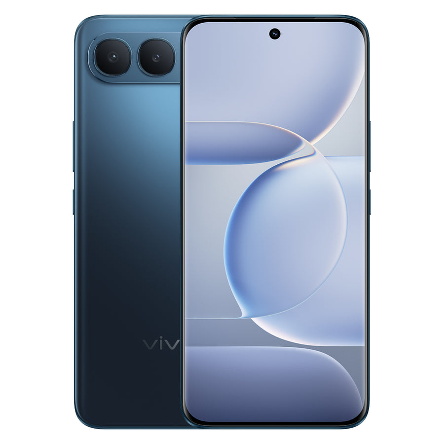 Vivo V80 Lite 5G Sapphire Blue front and rear
