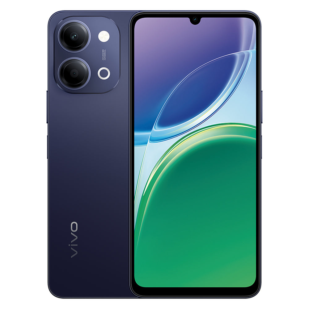 Vivo Y11d Voyage Black front and rear