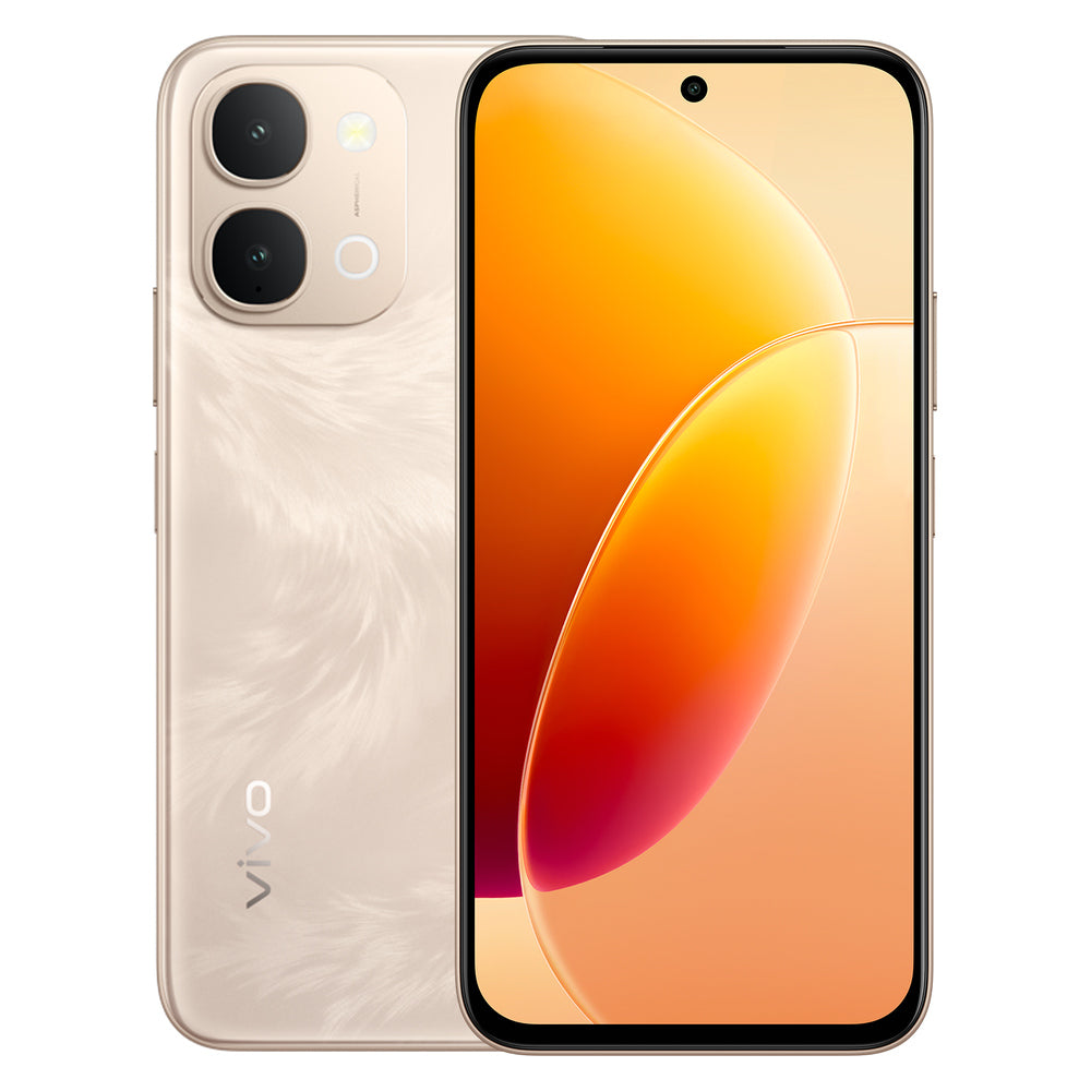 Vivo Y31d Gold front and rear