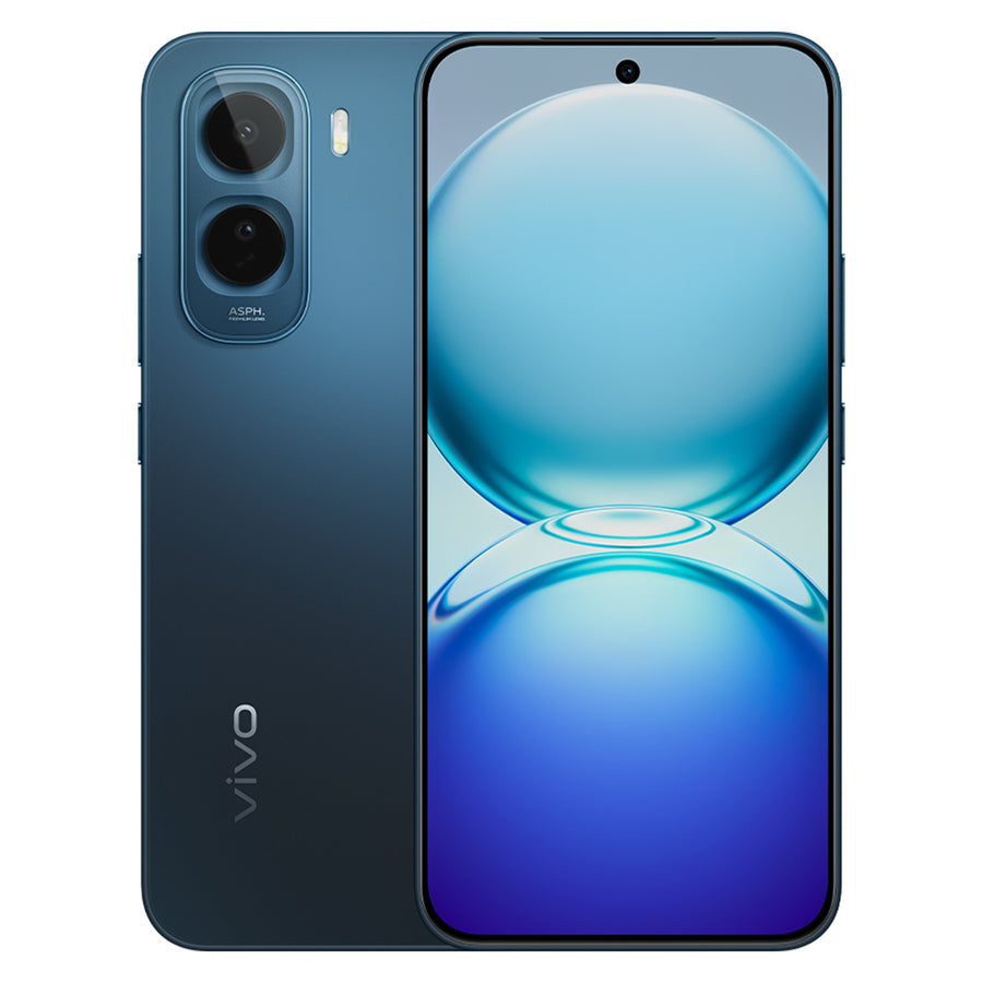 Vivo Y500 Midnight Blue front and rear